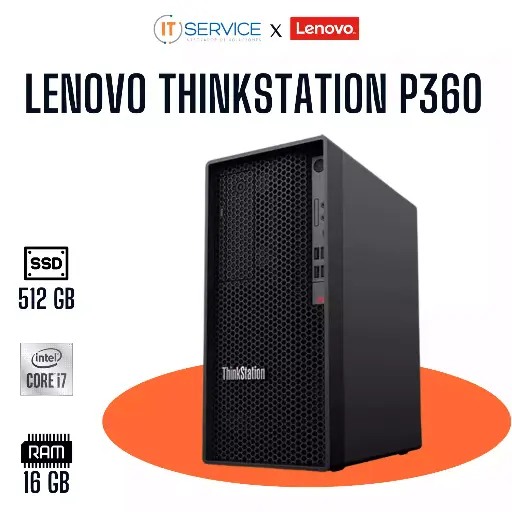 [30FN002WLM] [30FN002WLM] Workstation Tower Lenovo ThinkStation P360 Core i7-12700K 3.6/4.9GHz 16GB DDR5-4800 NonECC 512GB SSD M.2 2280 PCIe 4.0x4 Performance NVMe Opal, 9.0mm DVD±RW, Tarjeta de video dedicada NVIDIA T1000 8GB, LAN Intel I219-LM (1 x GbE RJ-45), WLAN Intel Wi-Fi 6 AX201 802.11ax 2x2 + Bluetooth 5.1 / vPro, Audio HD / Realtek ALC897Q-CG Codec, SD Card Reader, Teclado Calliope USB Color negro y en español (LA) + Mouse USB Calliope Color negro, Fuente de poder de 750W Platinum Fixed. Incluye Sistema Operativo Windows 11 Pro, 64-bits en español. Garantía 3 Años.