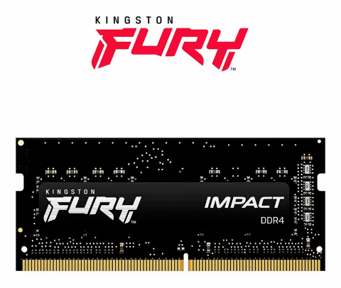 [KF432S20IB/16] Memoria RAM SODIMM Kingston Hyper Impact, 16GB, DDR4 3200 MHz, PC4-25600, CL20, 1.2V., PARA LAPTOP